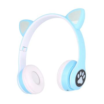 Extralink Cat-Ear langattomat lasten kuulokkeet - sininen