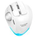 F-33 langaton trackball-hiiri - 5 DPI-tasoa - valkoinen