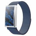 F360 Smart Band - syke, HRV, SpO2, unen seuranta, 44 urheilutilaa - nailonhihna - sininen