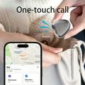 F4 Langaton Smart Tag - Vedenpitävä Bluetooth matkatavaroiden seurantalaite ja avainpaikannin - Valkoinen