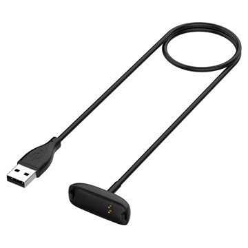 Fitbit Inspire 2/Ace 3 USB-latauskaapeli - 1m - Musta