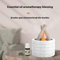Liekkivaikutteinen ultraääni ilmankostutin / aromaterapia diffuusori - 250ml