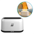 Flame Simulation Air Humidifier & Aroma Diffuser - White