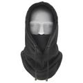 Fleece Balaclava / Balaclava talvella ja hiihtoon - Musta