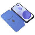 Xiaomi Mi 11 Lite 5G Lompakkokotelo - Hiilikuitu - Sininen