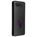 Asus ROG Phone 5 Lompakkokotelo - Hiilikuitu