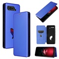 Asus ROG Phone 5 Läppäkotelo - Hiilikuitu - Sininen