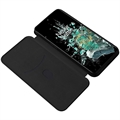 OnePlus 10T/Ace Pro Lompakkokotelo - Hiilikuitu - Musta