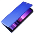 Sony Xperia 1 III Lompakkokotelo - Hiilikuitu - Sininen
