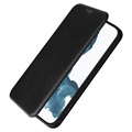 iPhone 14 Pro Flip Lompakkokotelo - Hiilikuitu - Musta