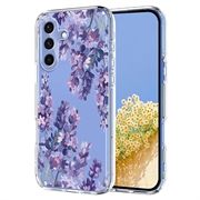 Samsung Galaxy S25 FE Kukkakuvioinen TPU-kotelo - Wisteria