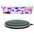 Flower Series Samsung Galaxy S20 FE TPU Kotelo - Violetti Begonia