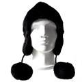 Fluffy Beanie Hue Bluetooth-Kuuloke - Musta