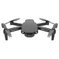 Taitettava Drone Pro 2 HD-kaksoiskameralla E99 (Avoin pakkaus - Tyydyttävä) - Musta