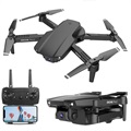 Taitettava Drone Pro 2 HD-kaksoiskameralla E99 (Bulkki) - Musta