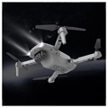 Taitettava Drone Pro 2 HD-kaksoiskameralla E99 - Harmaa