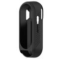 Garmin Varia RCT715 silikoni kotelo Anti-Scratch pehmeä kansi pyöräilyvalo polkupyörä tutka suojaus hihna - musta