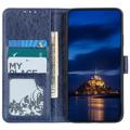 Samsung Galaxy S23+ 5G Lompakkokotelo Jalustalla - Sininen