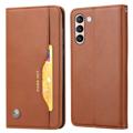 Card Set Series Samsung Galaxy S23+ 5G Lompakkokotelo - Ruskea