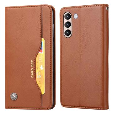 Card Set Series Samsung Galaxy S23+ 5G Lompakkokotelo - Ruskea