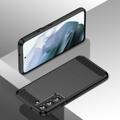 Samsung Galaxy S23 5G Harjattu TPU Suojakuori - Hiilikuitu - Musta