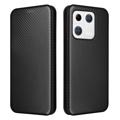 Xiaomi 13 Pro Flip Lompakkokotelo - Hiilikuitu