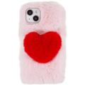 Plush Heart iPhone 14 Plus TPU Suojakuori