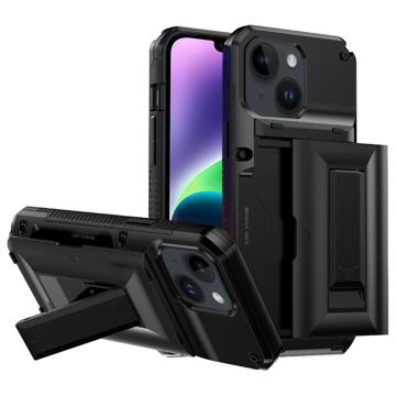 Card Storage iPhone 14 Plus Hybridikotelo Jalustalla