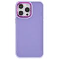 Plated Yarn iPhone 14 Pro Matta Hybridikotelo - Violetti