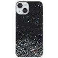 Starry Sky Sparkle iPhone 14 TPU-Kotelo - Musta