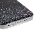 Starry Sky Sparkle iPhone 14 TPU-Kotelo - Musta