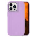 iPhone 15 Pro kotelo Alumiiniseos Lens Protector Silikoni puhelimen kansi - MagSafe-yhteensopiva - violetti