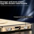 iPhone 15 Pro Max Asia Kaksipuolinen HD karkaistu lasi puhelin suojakotelo yhteensopiva MagSafe - Kultainen
