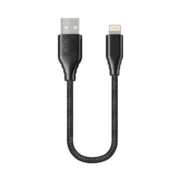 Forever Core USB-A-Lightning-kaapeli - 0,2 m - musta
