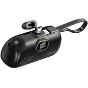 Forever MTB-100 USB-C Mini Power Bank 5000mAh - 22.5W - Musta