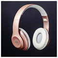 Forever Music Soul BHS-300 Bluetooth-kuulokkeet Mikrofonilla - Vaaleanpunainen