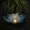 Forever Sunari FLS-70 Sininen Lotus aurinko LED-valaisin - Lämmin Valkoinen