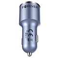 Forever TR-340 Bluetooth-FM-Lähetin & Autolaturi - Hopea