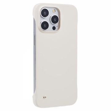 iPhone 16 Pro Max Kehyksetön Muovikotelo - Valkoinen