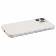 iPhone 16 Pro Max Kehyksetön Muovikotelo - Valkoinen
