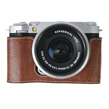 Fujifilm X-M5 Premium suojakotelo - Kahvi
