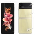 Full Cover Samsung Galaxy Z Flip3 5G TPU Suojaussetti - Kirkas