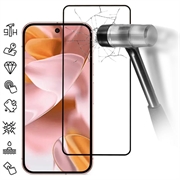 Google Pixel 10 Pro Koko Peittävä Panssarilasi - 9H - Musta Reuna
