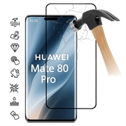 Huawei Mate 80 Pro Täysi suoja Panssarilasi - 9H - musta reuna
