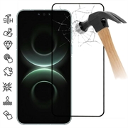 Huawei Mate 80 Pro Max Täysi suoja Panssarilasi - 9H - musta reuna