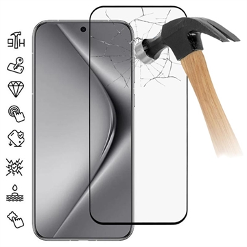 Huawei Pura 70 Koko Peittävä Panssarilasi - 9H - Musta Reuna
