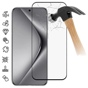 Huawei Pura 70 Pro/70 Ultra Koko Peittävä Panssarilasi - 9H - Musta Reuna