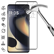 Motorola Edge (2025) Täysi suoja karkaistu lasi näytönsuoja - 9H - musta reuna