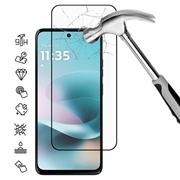 Motorola Moto G67 Power Täysi suoja Panssarilasi - 9H - musta reuna