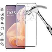 Motorola Moto G85/S50 Neo Koko Peittävä Panssarilasi - 9H - Musta Reuna